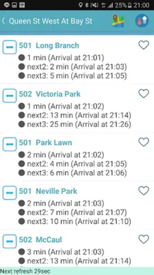 Toronto Bus Tracker android App screenshot 7